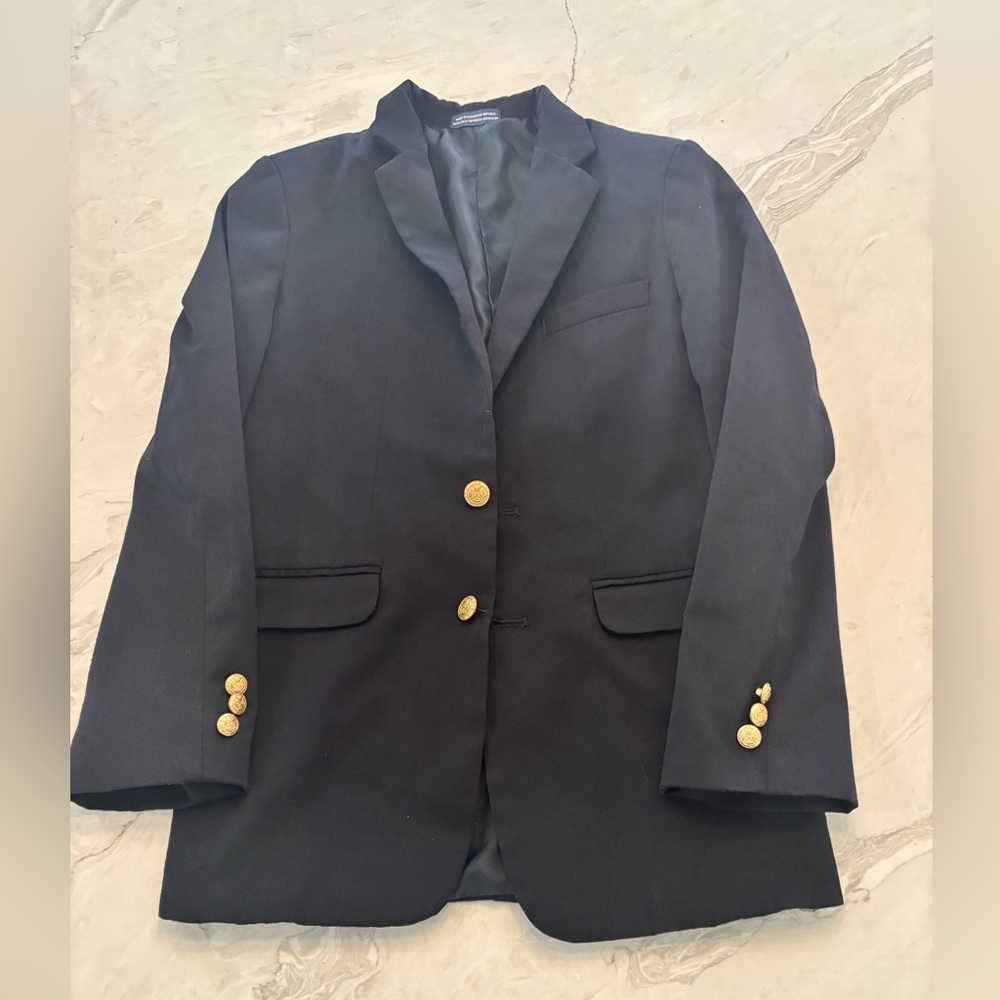 Boys Navy Izod Blazer Size 14
